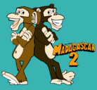 Dibujo Madagascar 2 Manson y Phil 2 pintado por jordisabielreyes12