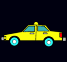 Dibujo Taxi pintado por Bryan