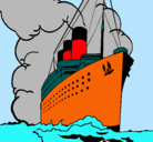 Dibujo Barco de vapor pintado por sebastiangutierrezjuare