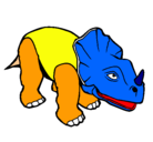 Dibujo Triceratops II pintado por antonio