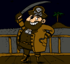 Dibujo Pirata a bordo pintado por fer