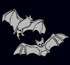 Dibujo Un par de murciélagos pintado por anbergonzalez