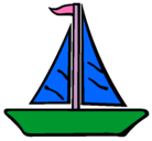 Dibujo Barco velero pintado por chaparrito