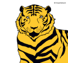 Dibujo Tigre pintado por nanita