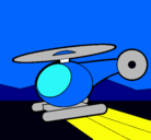 Dibujo Helicóptero pequeño pintado por pablo