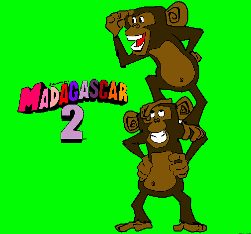 Madagascar 2 Manson y Phil