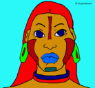 Dibujo Mujer maya pintado por emxDD