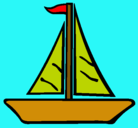 Dibujo Barco velero pintado por fabri