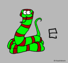 Dibujo Serpiente pintado por YaReD