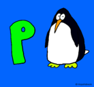 Dibujo Pingüino pintado por PAULA
