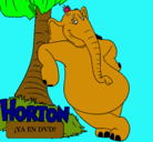 Dibujo Horton pintado por estefania