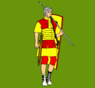 Dibujo Soldado romano pintado por ARIADNA