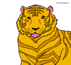 Dibujo Tigre pintado por monicaca