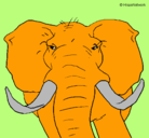 Dibujo Elefante africano pintado por EZEPAREDES