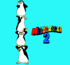 Dibujo Madagascar 2 Pingüinos pintado por PUMAS