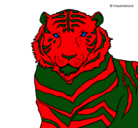 Dibujo Tigre pintado por BenjaminCortes