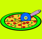 Dibujo Pizza pintado por S.T.R.N.P.E.C.