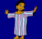 Dibujo Muchacha maya pintado por cristina1