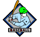 Dibujo Logo de béisbol pintado por EDGAR