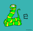 Dibujo Serpiente pintado por nicolay