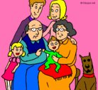 Dibujo Familia pintado por tizianaventuracuello