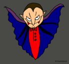 Dibujo Vampiro terrorífico pintado por constanzasuarez