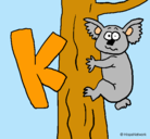 Dibujo Koala pintado por 1973