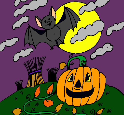 Paisaje de Halloween