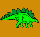 Dibujo Stegosaurus pintado por gerardo
