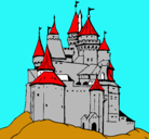 Dibujo Castillo medieval pintado por victttor