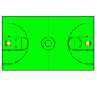 Dibujo Cancha pintado por DAVID