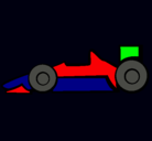 Dibujo Fórmula 1 pintado por sebastian