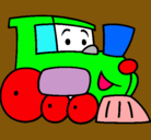 Dibujo Tren pintado por Isaelisaac