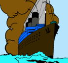 Dibujo Barco de vapor pintado por katherinnicol