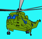 Dibujo Helicóptero al rescate pintado por pedro