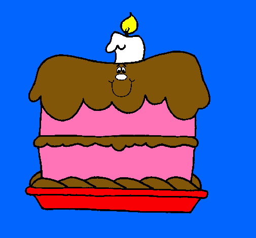 Pastel de cumpleaños