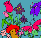 Dibujo Fauna y flora pintado por Luu