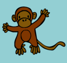 Dibujo Mono pintado por rositamargarita