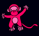 Dibujo Mono pintado por valerielove