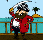 Dibujo Pirata a bordo pintado por ANGELFGR