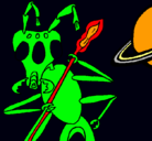 Dibujo Hormiga alienigena pintado por paolafernandadelacruz