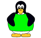 Dibujo Pingüino pintado por manolo