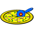 Dibujo Pizza pintado por angeljesussecundino