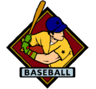Dibujo Logo de béisbol pintado por alejandro