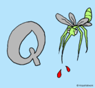 Dibujo Mosquito pintado por anto