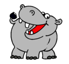 Dibujo Hipopótamo pintado por sebastianmateo