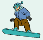 Dibujo Snowboard pintado por jazmindiaz