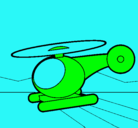 Dibujo Helicóptero pequeño pintado por leandrocurimil