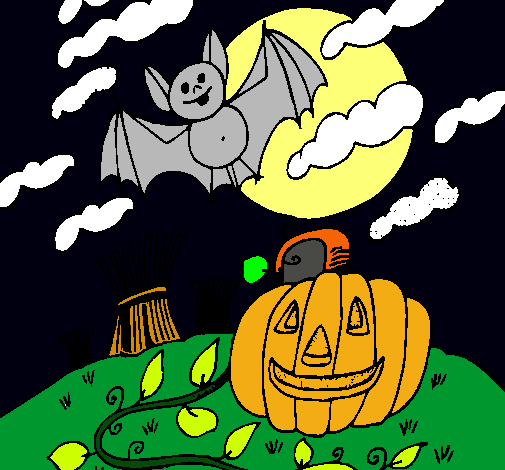 Paisaje de Halloween