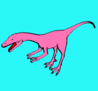 Dibujo Velociraptor II pintado por benji